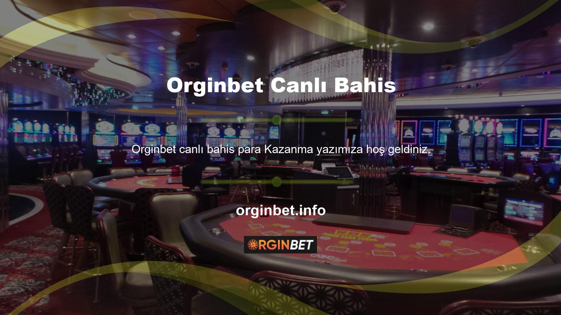 Orginbet, kullanıcıların spor bahislerinden para kazanmalarını sağlayan yeni bir canlı bahis platformudur